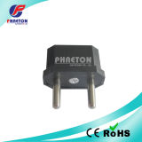 Flat Pin to Round Pin Power Adaptor Plug
