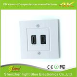 UK Type 2 Port HDMI Connector Wall Plate