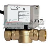 D F-03 Compression Zone Valve/2 Port Motorized Valve/2 Way Motorised Valve/Spring Return Valve Used in Heating&Cooling System 22mm, 28mm Compression