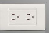 2 Gang Us Switch Socket