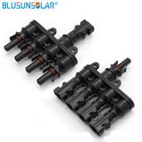 M/FM Solar Panel Connector 4 in 1 T Branch Connector Mc4 Connector for Solar Power Plant