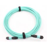 Multimode Om3 MPO Optic Fiber Patch Cable MPO Patch Cord