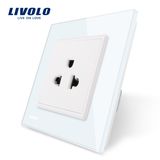 Livolo 80 Type Tempered Glass Frame Us Plug Socket Vl-C7c1us-11/12/13/15