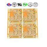Customized Multilayer Yellow Soldermask PCB Board with Pb Free