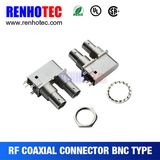 Right Angle PCB Mounting BNC 3G 4G HD Sdi Video Connector