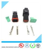 Black Deutsch 2 Pin Dt Series Connector Dt04-2p/2s