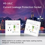 Hs-10LC Current Leakage Wall Mount Protection Socket