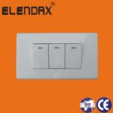 American Wall Switch with PC Material Plate (AF6331)