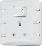 Ee-Hm-K10 13A 1 Gang Switched Socket