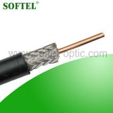 CATV Triple-Shield RG6 Distribution Coaxial Cable with Messenger