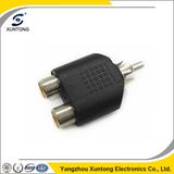 Audio Video Male to Double Female RCA Adapter