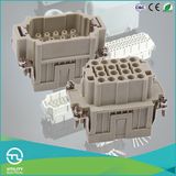 High-Density 18p 500V/16A Male-Female Insert for Heavy-Duty Connector
