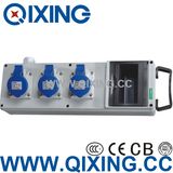 Qixing Plastic Power Combination Socket Box MCB Panel Socket