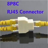 RJ45 8p8c Y-Splitter Female Network Adapter 1 Female to 2 Female Spliter Coupler Connector