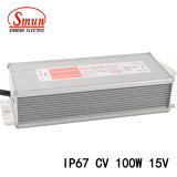 Smv-100-15 100W 15VDC 6.6A IP67 Waterproof Constant Voltage LED Driver