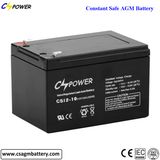 China Lead Acid Battery 12V10ah, for UPS/Alarm/Lighting