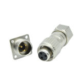 High Quality 2 3 4 5 6 7 9pin IP67 Crimp Type Flange Female Socket and Male Plug Connector
