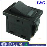 2 Position on-off LED /Neon Light Rocker Switch