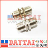 Zinc Alloy Material F Female Connector with Nut