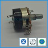 High Quality 24mm Rotary Potentiometer with Switch Guitar Potentiometer B5k, B50k, B500k