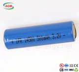 Ifr 14500 500mAh 3.2V LiFePO4 Lithium Battery