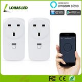 Smartphone Controlled WiFi Mini Plug Outlet No Hub Required Smart Plug Adapter (UK Standard)