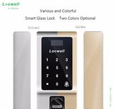 Optical Semiconductor Smart Household Fingerprint Security Lock for Glass Door