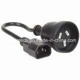 Australian Power Cord IEC 320 C14/ SAA 25 Cm Length