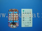 Microwave Digital Audio Remote Controller Graphic Overlay Membrane Switch