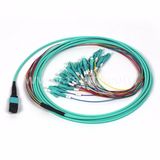 24 Cores MPO Upc LC Om3 Fanout MPO Fiber Optic Patch Cord
