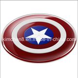 Captain America Qi Wireless Charger Pad for Samsung S6