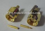 SMA Male Straight Connnector, SMA Male Connector for Rg174 Cable, Rg316 Cable, LMR100 Cable, Gold Plated