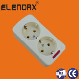 10/16A EU 2 Way Power Extension Socket (E5002E)