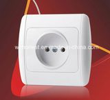 EU Standard Viko Design Wall Socket with Earth Contact Safety Wall Electric Socket Vk2106