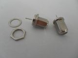 Bulkhead F Female Connector with Nut and Washer (T8420)