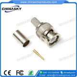 Crimp on Male CCTV BNC Connector for Coaxial Cable (CT5045)