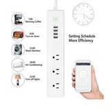 Power Strip with USB, Elekin USB Charging, 3 USB+4 AC Outlets