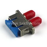 Hybrid Connector Sc-St (female to female) Fiber Optic Adapter