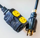 6/3+8/1 36 Foot 50 AMP RV Power Cord W/ Twist Lock Locking