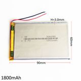 306090 1800mAh Lipo Rechargeable Battery for E-Books Power Bank DIY