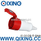 Cee/IEC 16A 400V 5p Red Industrial Connector/ PVC Tail