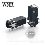 Wnre Female 3.5mm Audio Jack Mono Stereo Jack 3 Pin Pj-328c Phone Jack