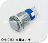 19mm Elevated IP67 Stainless Steel Push Button Switch