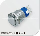 19mm Elevated IP67 Stainless Steel Push Button Switch