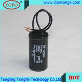 Plastic Running Capacitor Cbb60 with Screw Bottom 450V