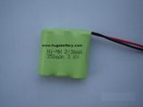 3.6V 350mAh NiMH Battery Pack - Cordless Tel Battery (2/3AAA)