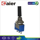 Spdt Miniature Toggle Switch with Metal Flat Handle (MTS-102-E1)