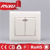 Free Module Plastic Wall Lighting Switch