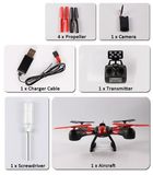 1491315W Transmission Headless Mode RC Quadcopter 2.4G 4 Channel Drone with HD Camera