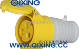Cee/IEC 16A 110V Yellow/ Gray Plug and Socket Connectors